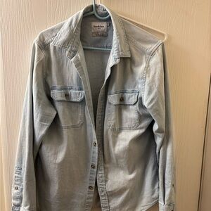 Goodfellow & Co Light Wash Denim Shirt Jacket